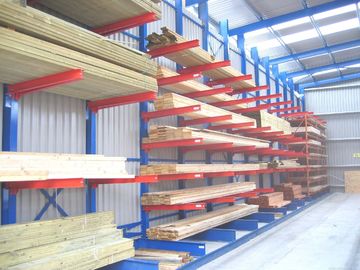 El almacenamiento voladizo para trabajos de tipo medio ajustable atormenta para el almacenamiento del tubo/de la madera